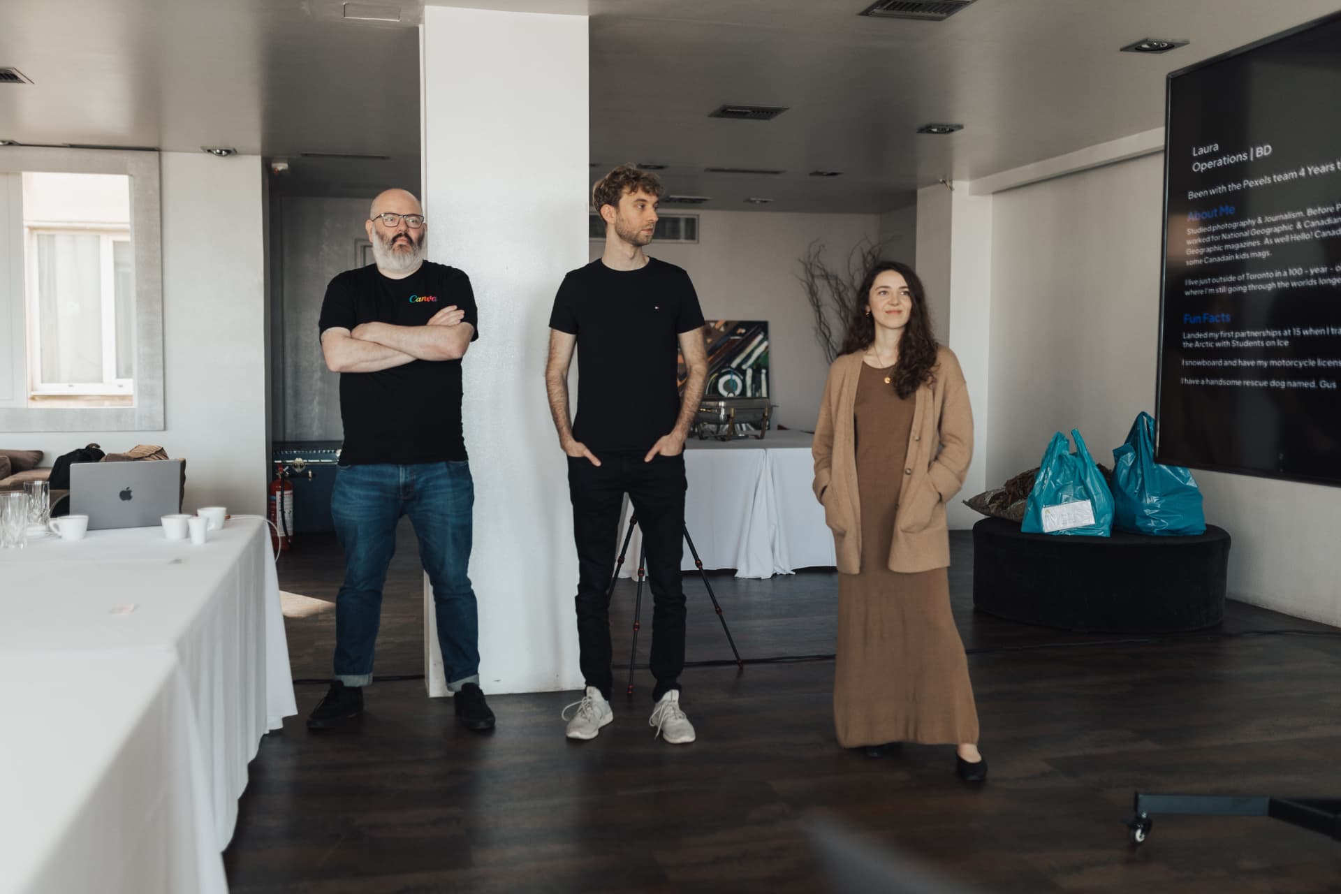 Creative professionals in a studio